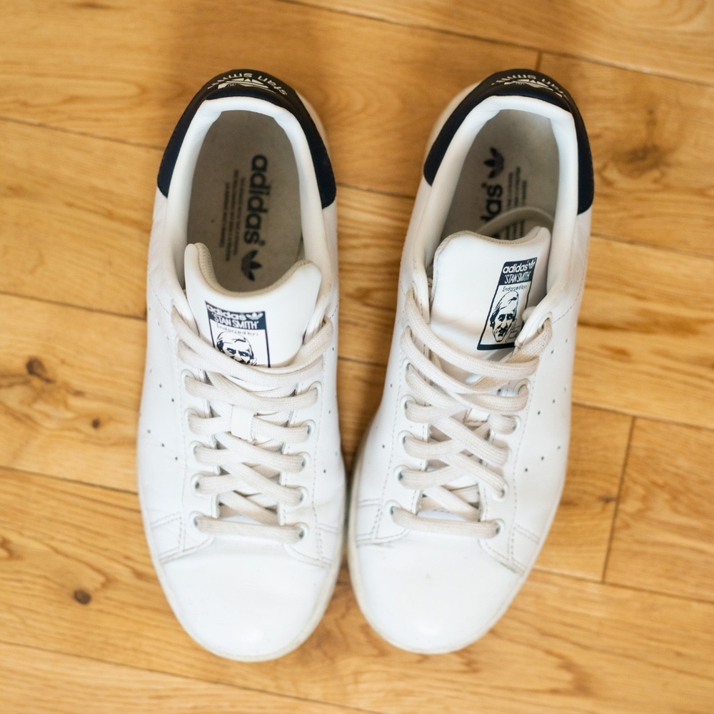 Stan Smith Adidas Originals White Navy